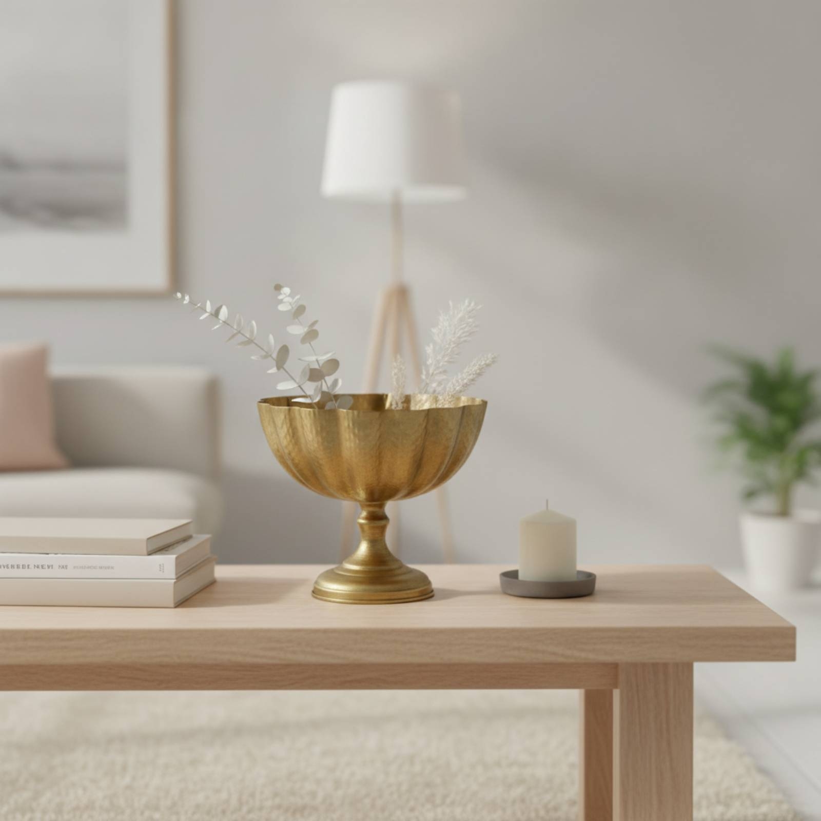Home Decor Vase - مزهرية قاعدية مزخرفة بتصميم مطروق، وعاء