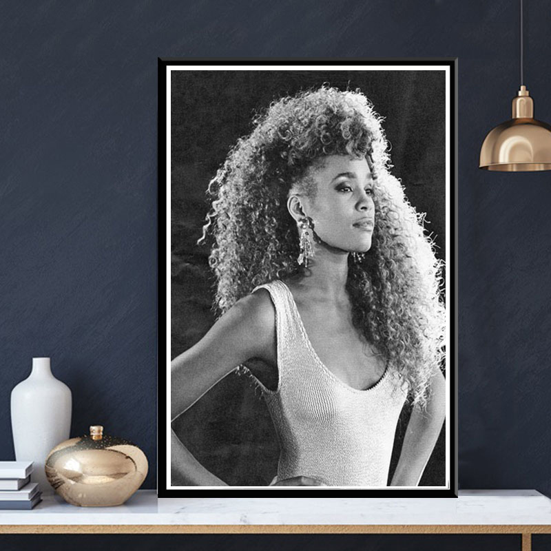 Home Decor Houston - بوستر ومطبوعات ويتني هيوستن البوب ستار