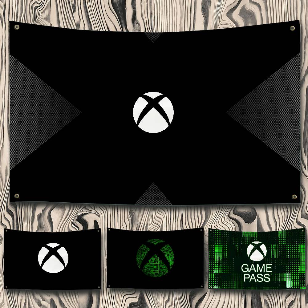Home Decor Xbox Games - أعلام ألعاب X-XboxS العصرية لتزيين الغرف
