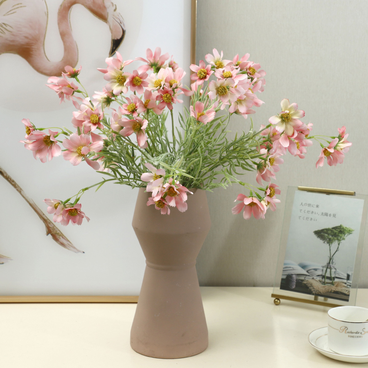 Home Decor Daisy - 10 قطعة الزهور الاصطناعية 6 رئيس