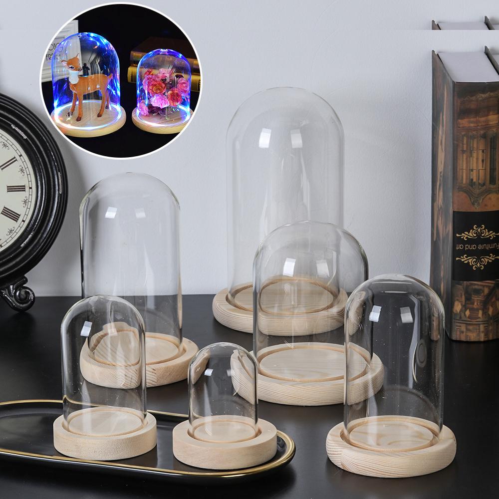 Home Decor Vase - مزهرية زجاجية للديكور المنزلي مع غطاء