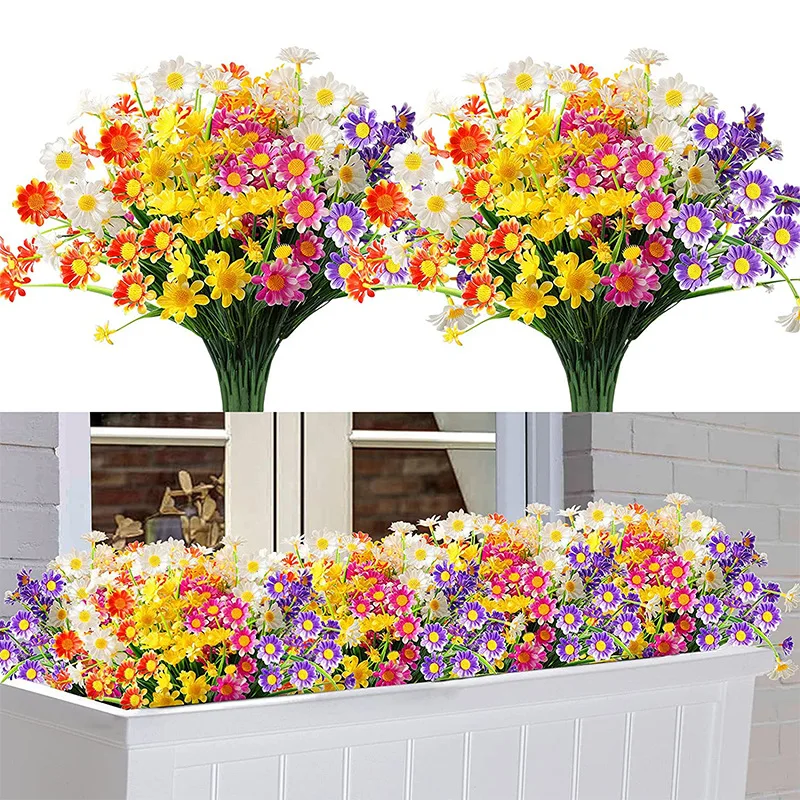 Home Decor Daisy - 35 سنتيمتر زهرة اصطناعية ديزي المضادة