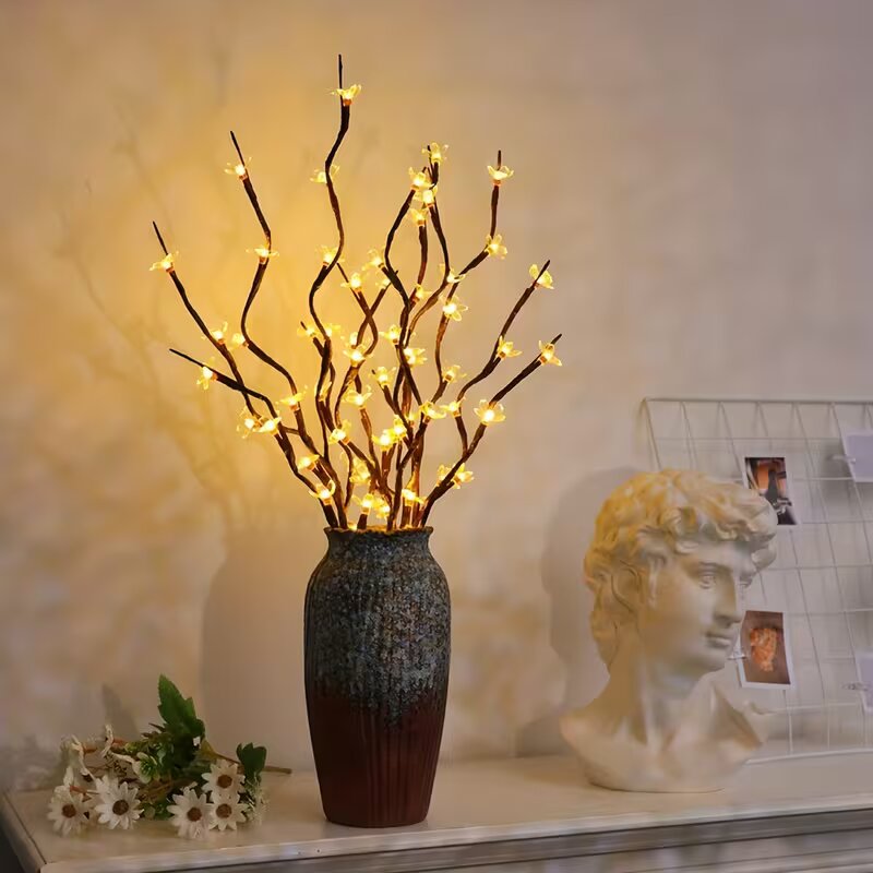 Home Decor Vase - 1/2 قطعة إضاءة على شكل فروع