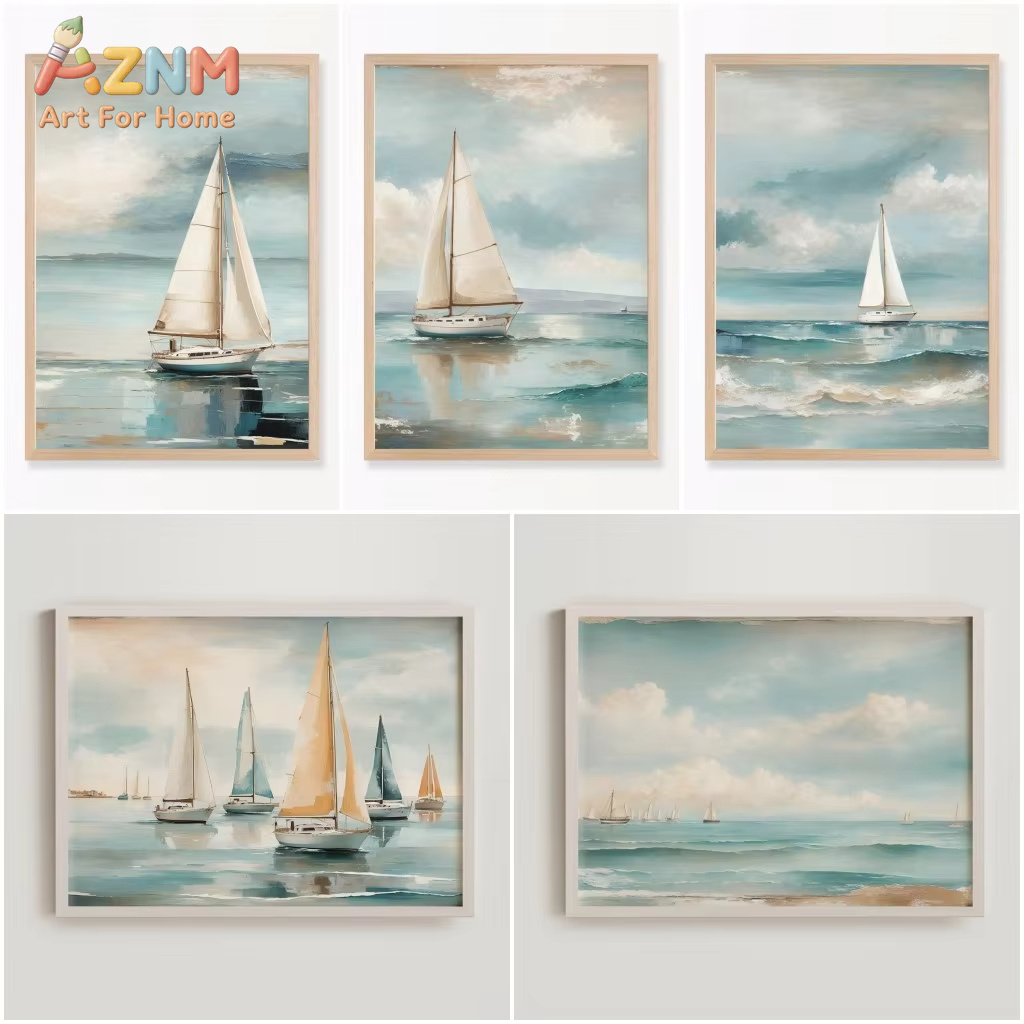 Home Decor Nautical - لوحة فنية جدارية بتصميم بحري عتيق