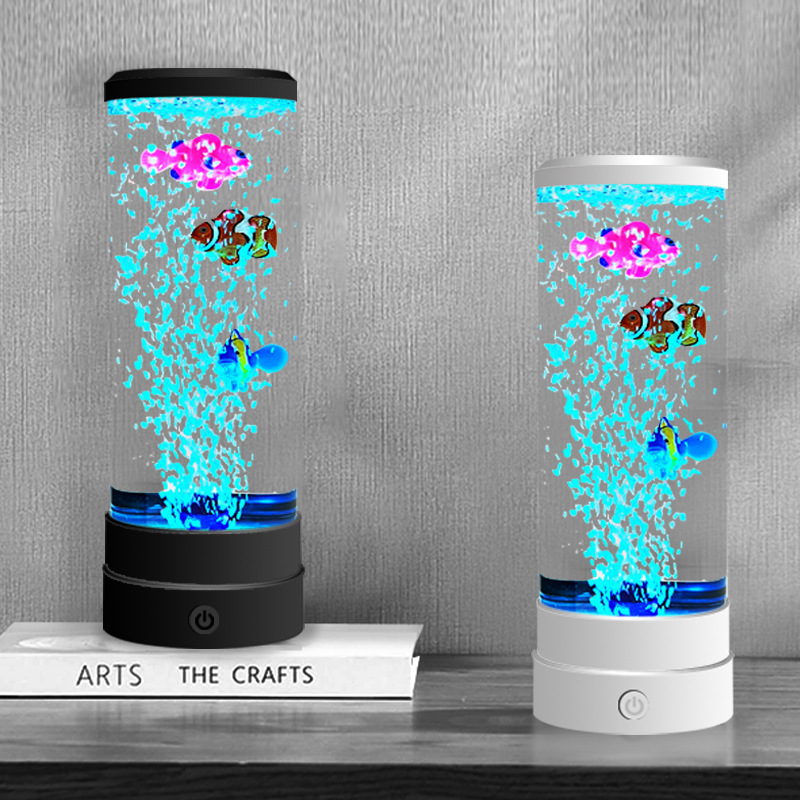 سمكة فقاعية LED متعددة الألوان - مراجعة Home Decor Unique Items وسعره