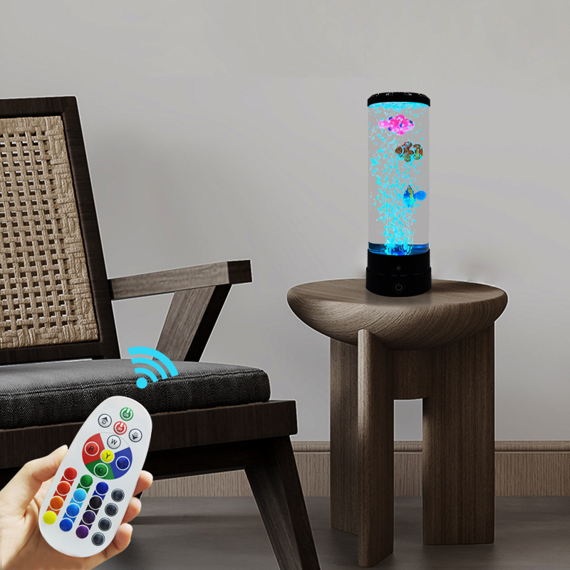 سمكة فقاعية LED متعددة الألوان - مراجعة Home Decor Unique Items وسعره