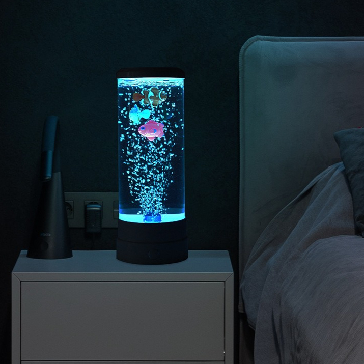 سمكة فقاعية LED متعددة الألوان - مراجعة Home Decor Unique Items وسعره