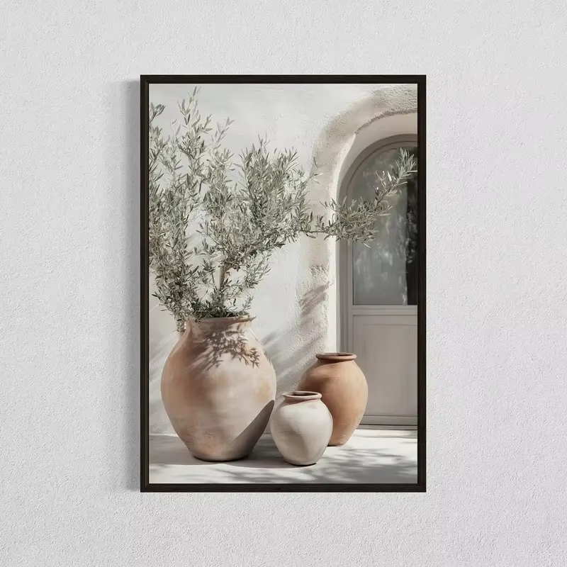 لوحة قماشية فنية بدون إطار بتص - مراجعة Home Decor Vase وسعره