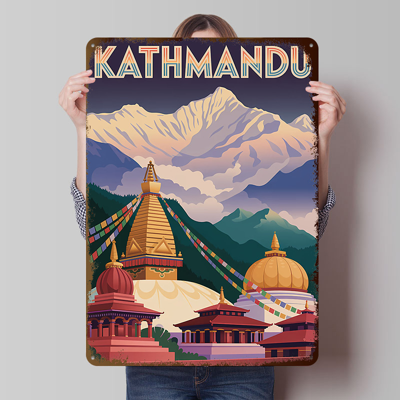 لوحة معدنية مخصصة بتصميم كاتما - مراجعة Home Decor Kathmandu وسعره