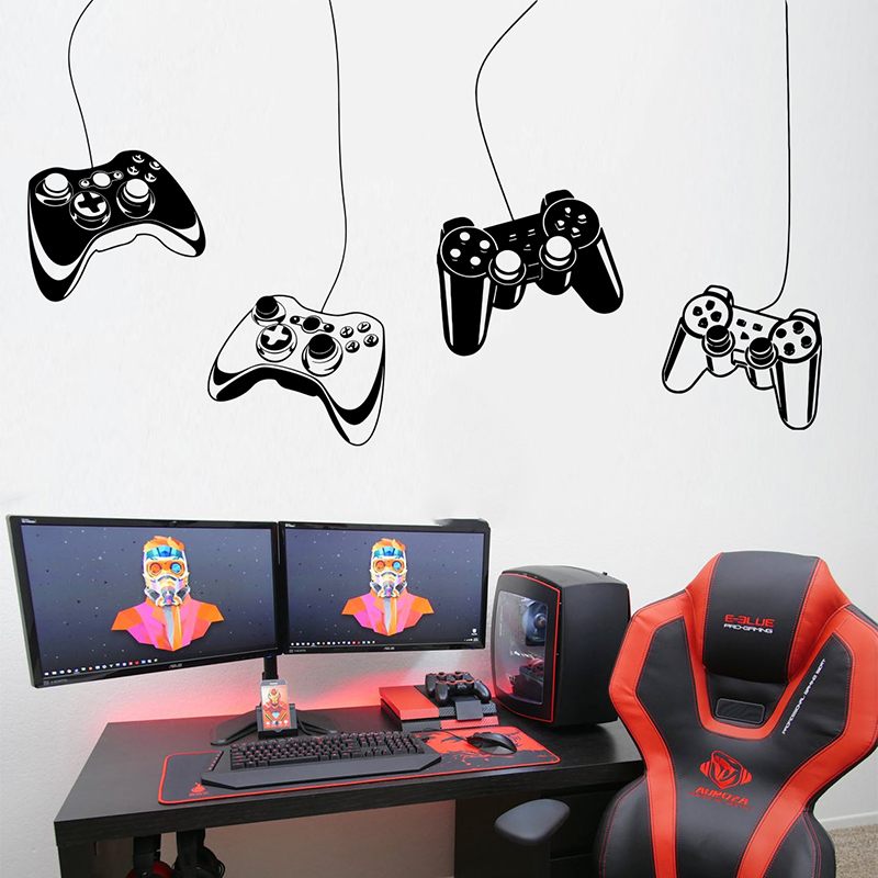 4 قطعة وحدة تحكم ألعاب الفيديو - مراجعة Home Decor Xbox Games وسعره
