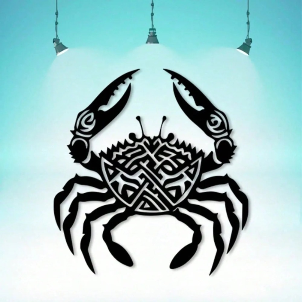 زينة جدارية معدنية على شكل سرط - مراجعة Home Decor Nautical وسعره