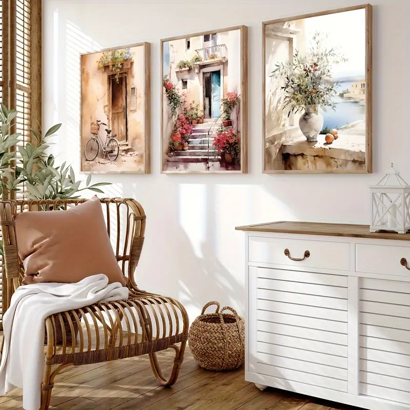 مجموعة من 3 قطع فنية هندسية حد - مراجعة Home Decor Vase وسعره