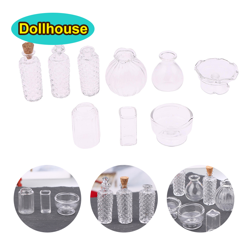 1:12 دمية مصغرة الزجاج زهرية ك - مراجعة Home Decor Vase وسعره