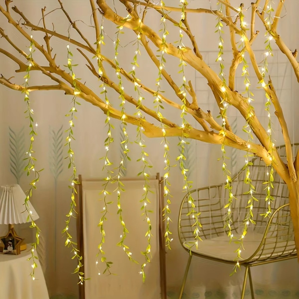 أغصان نباتات اصطناعية مع أضواء - مراجعة Fairy Lights Bedroom وسعره