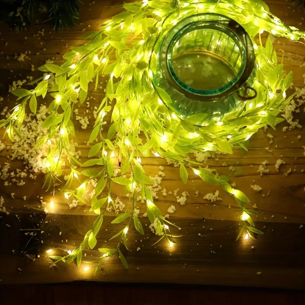 أغصان نباتات اصطناعية مع أضواء - مراجعة Fairy Lights Bedroom وسعره