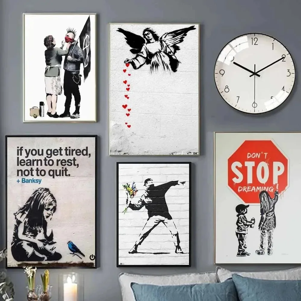 لوحة فنية جدارية بدون إطار بتص - مراجعة Home Decor Minimal وسعره