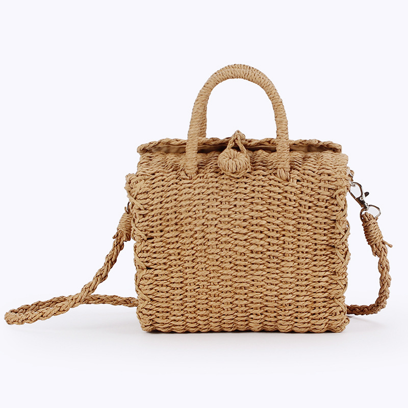 حقيبة شاطئ صيفية من القش للنسا - مراجعة Home Decor Rattan وسعره