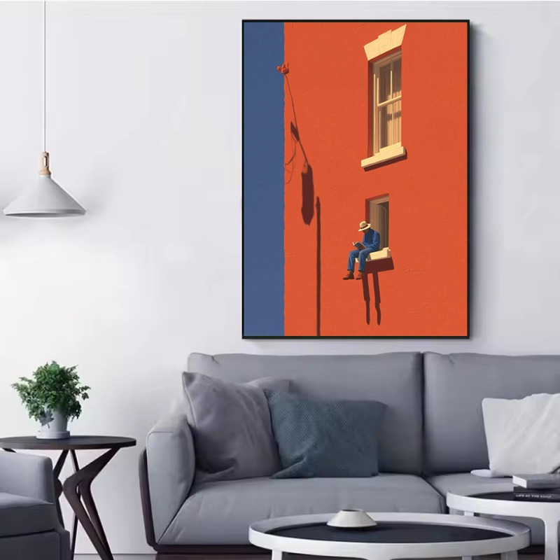 لوحة فنية جدارية بتصميم عتيق ب - مراجعة Home Decor Minimal وسعره