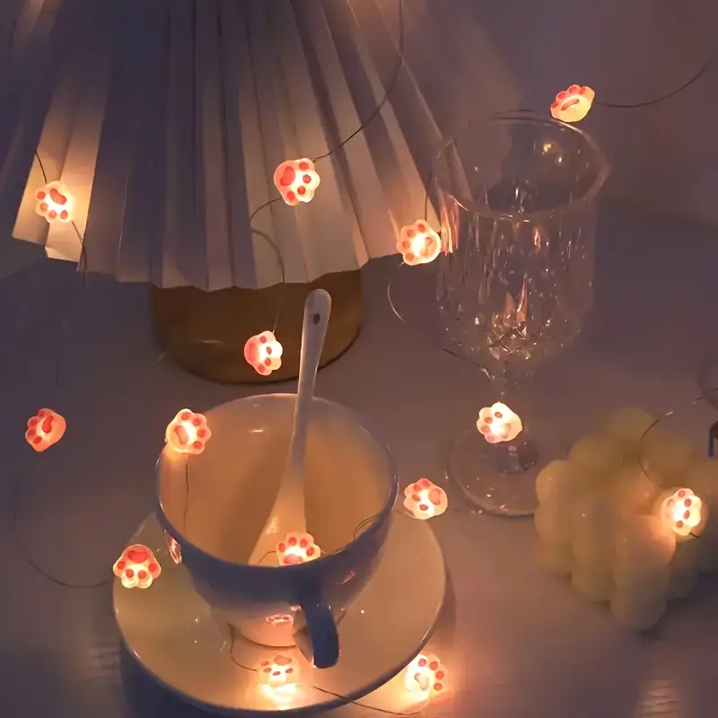 1 قطعة 2 متر 20LED الوردي لطيف - مراجعة Fairy Lights Bedroom وسعره