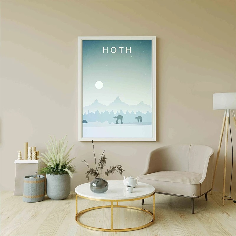 لوحة قماشية بتصميم تجريدي لمنا - مراجعة Home Decor Minimal وسعره