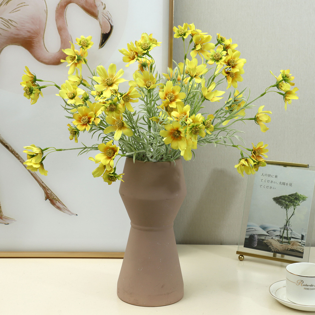 10 قطعة الزهور الاصطناعية 6 رئ - مراجعة Home Decor Daisy وسعره
