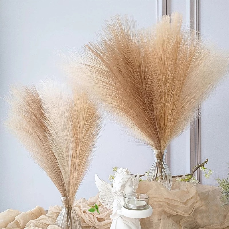 5/10 قطع من عشب البامباس الاصط - مراجعة Pampas Grass Decor وسعره
