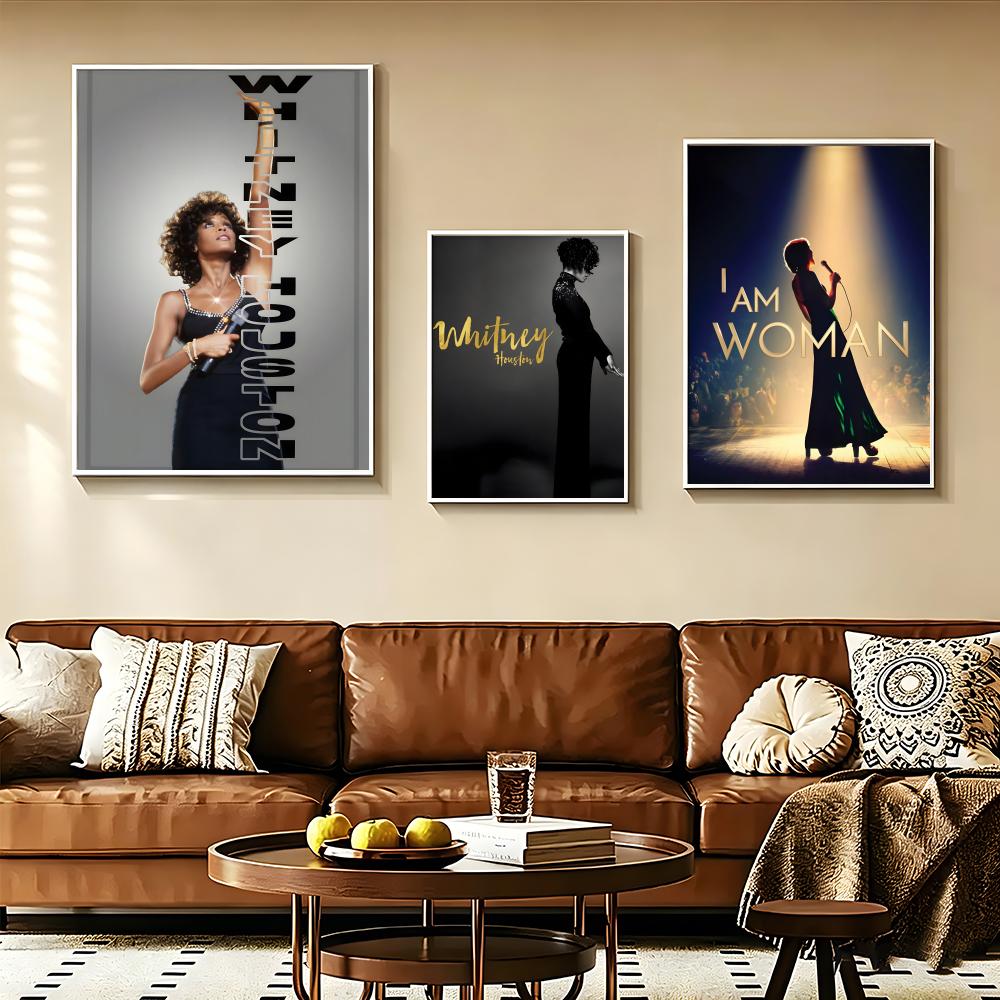 ملصق موسيقي لويتني هيوستن، ورق - مراجعة Home Decor Houston وسعره