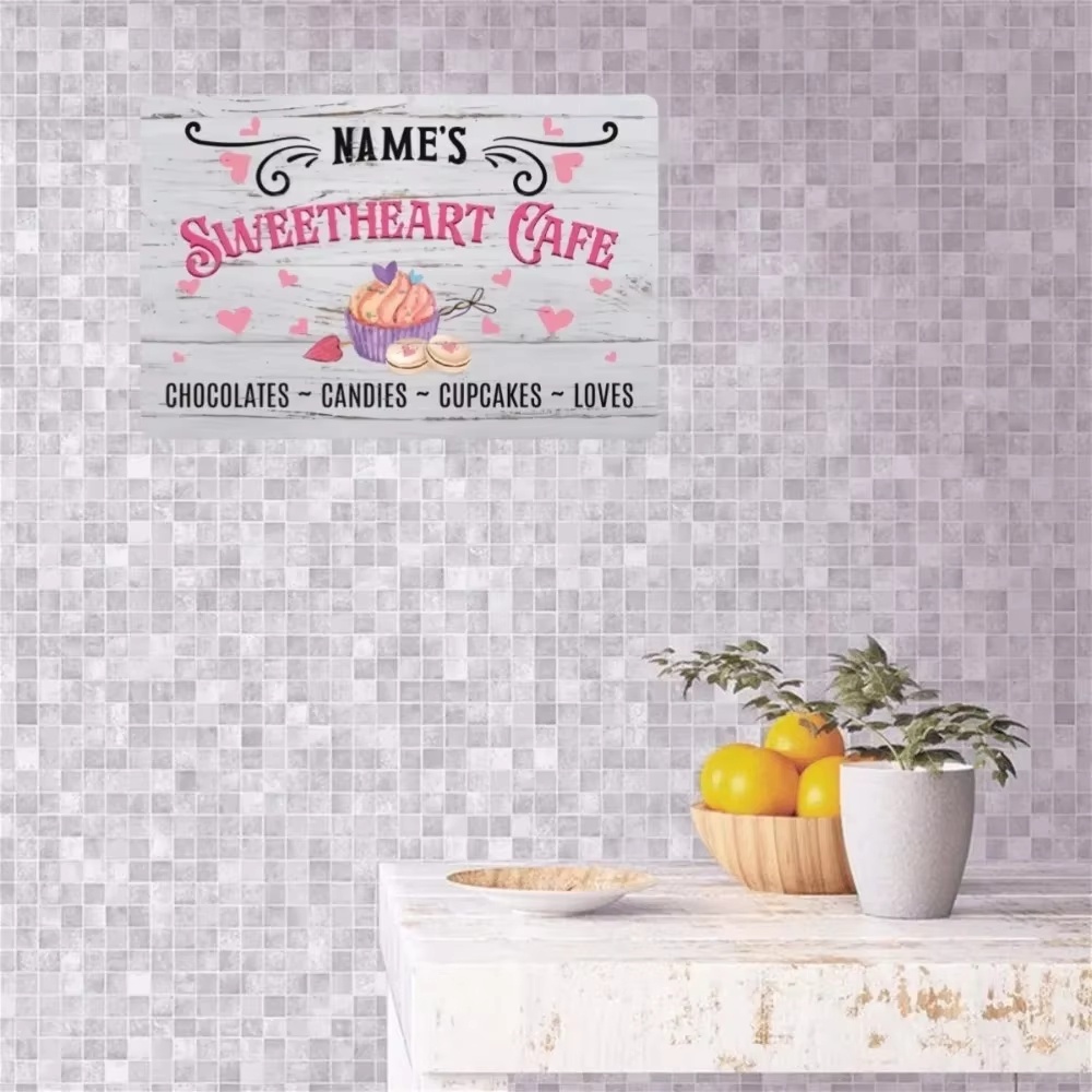 لافتة معدنية مسطحة ثنائية الأب - مراجعة Home Decor Kitchen وسعره
