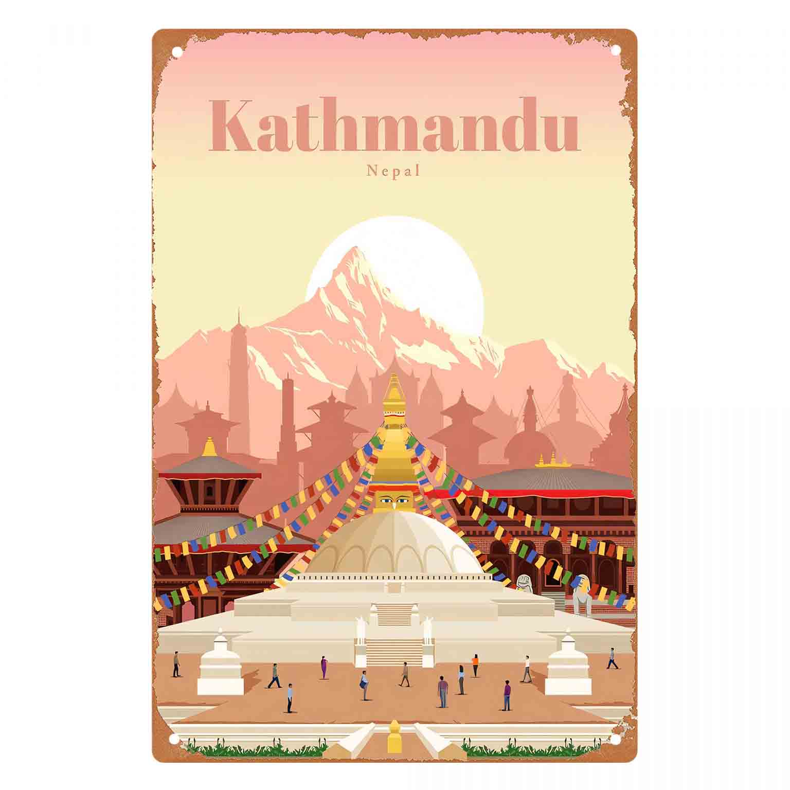 ملصق جداري ثنائي الأبعاد مسطح  - مراجعة Home Decor Kathmandu وسعره
