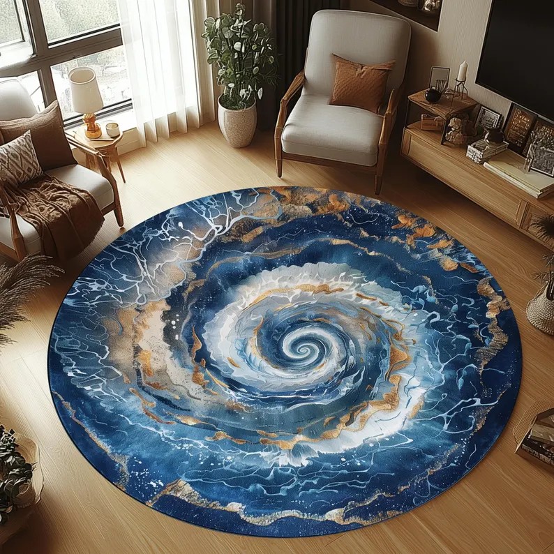 سجادة دائرية بتصميم دب قطبي ثن - مراجعة Home Decor Trend 2026 وسعره