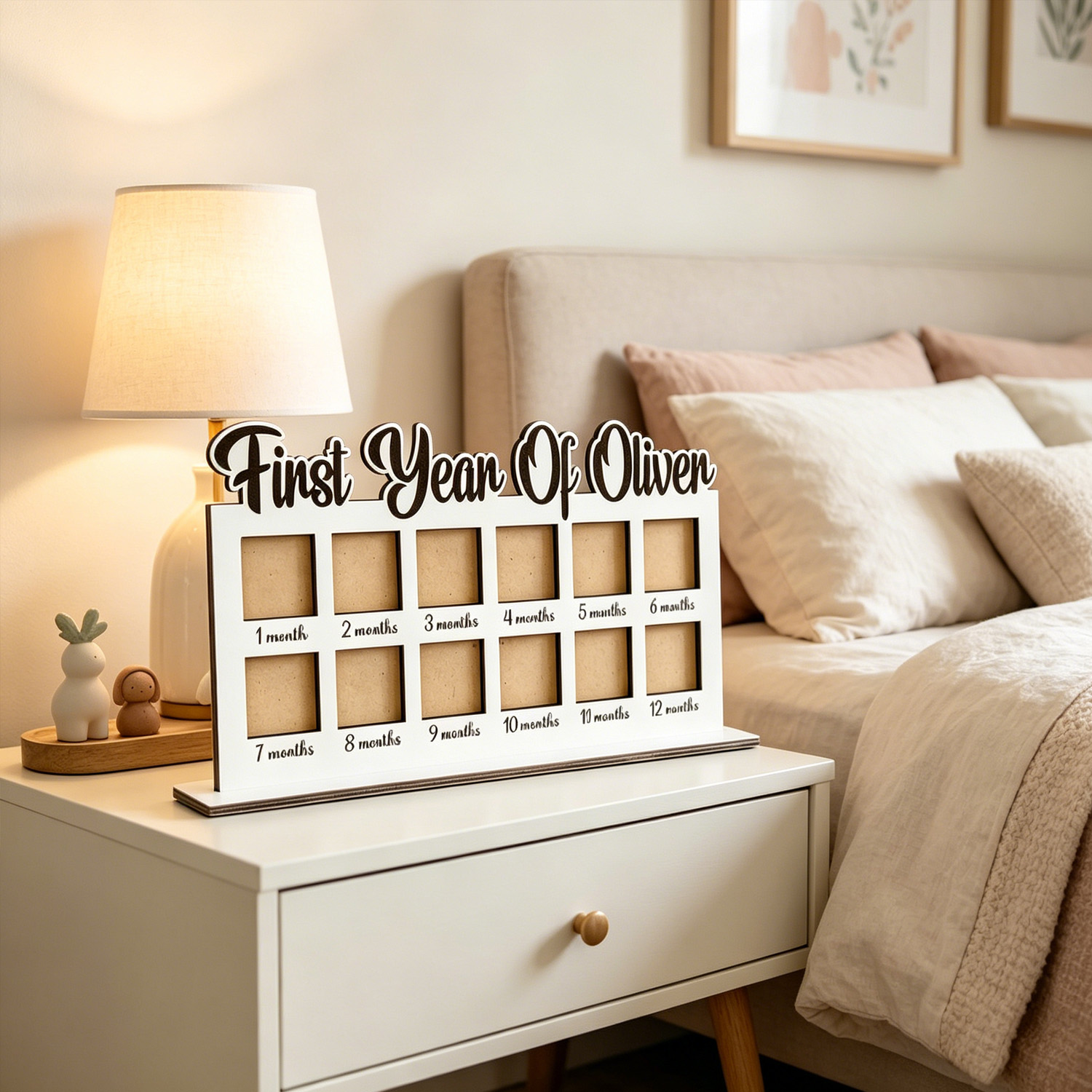 لوحة خشبية مخصصة للصور، ديكور  - مراجعة Home Decor Frames وسعره