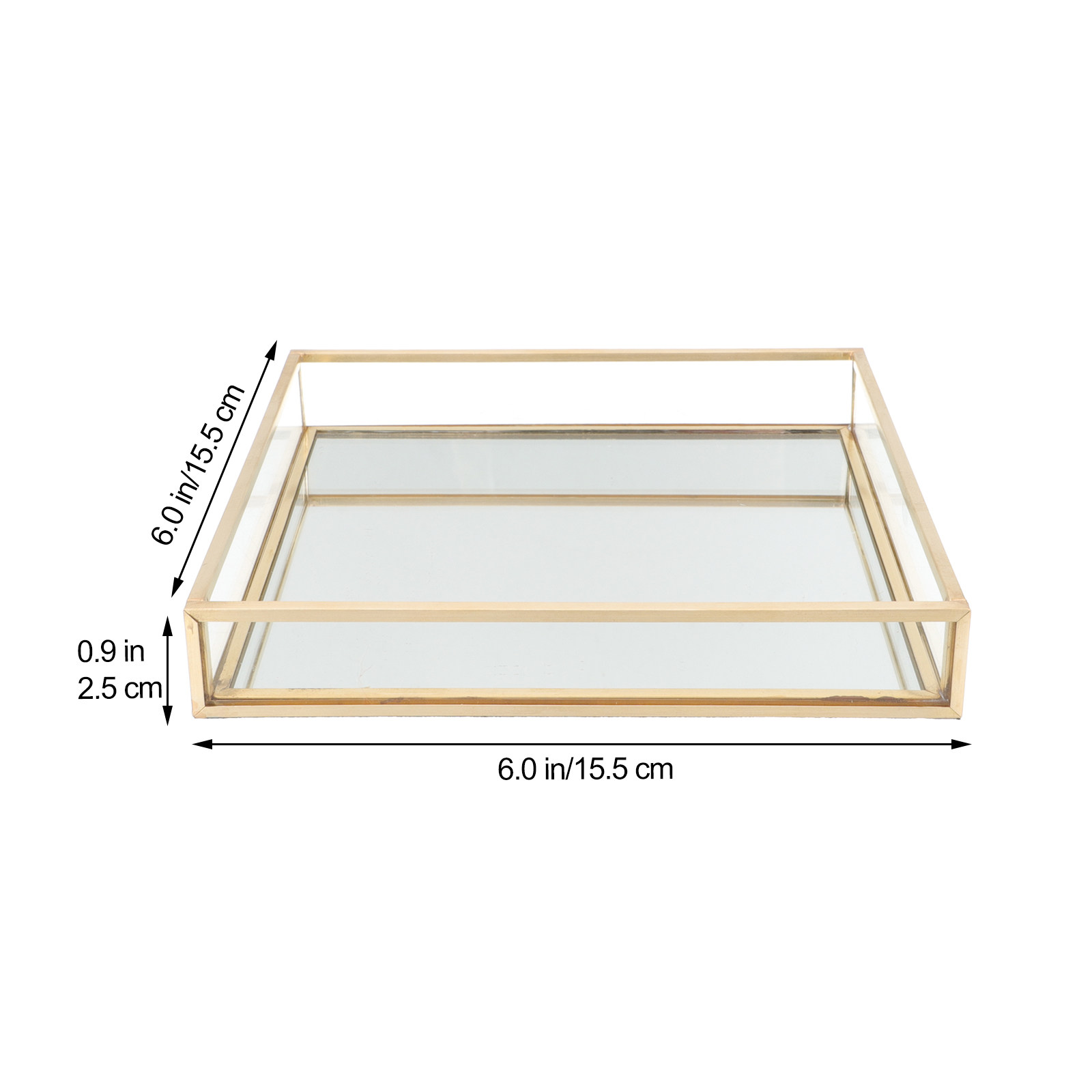 صينية زينة زجاجية بإطار نحاسي  - مراجعة Home Decor Frames وسعره