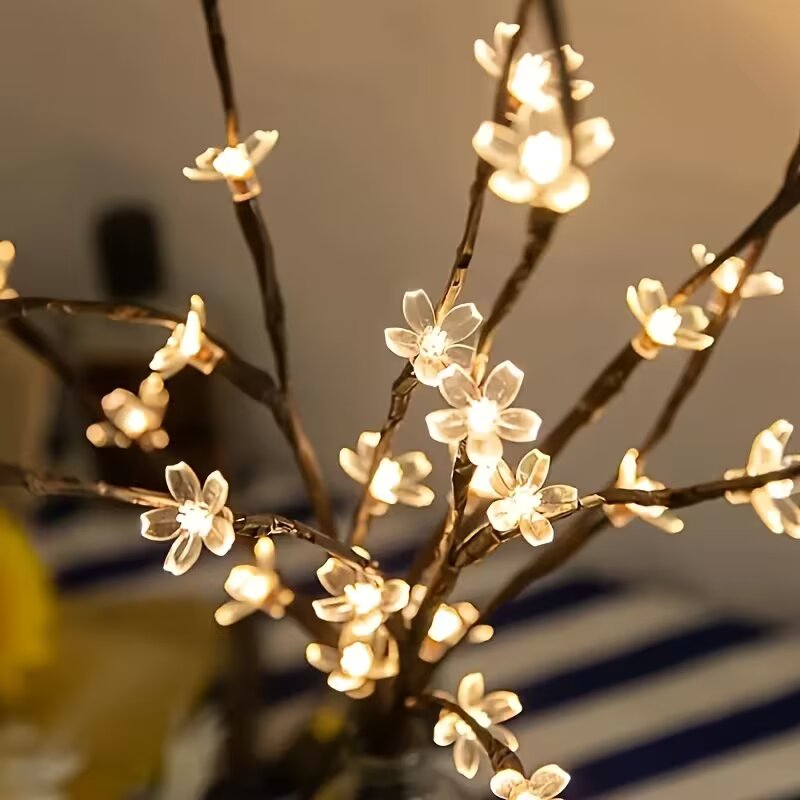 1/2 قطعة إضاءة على شكل فروع شج - مراجعة Home Decor Vase وسعره