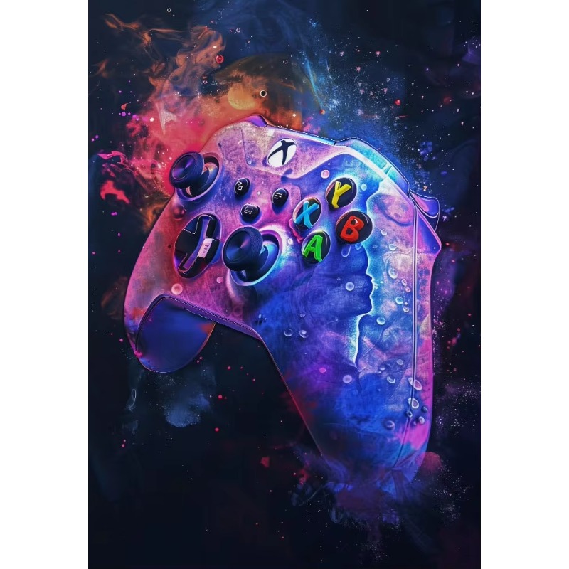لوحات فنية بألوان مائية نيون ل - مراجعة Home Decor Xbox Games وسعره
