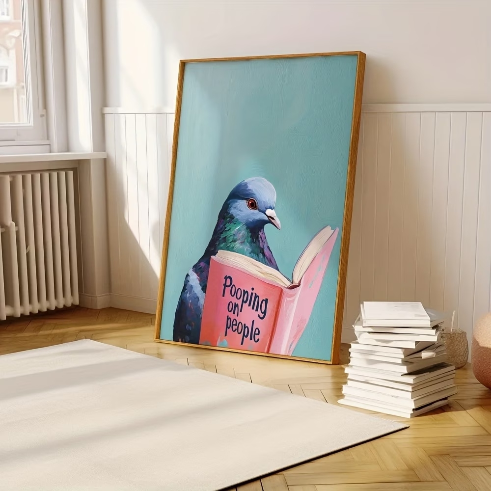 لوحة فنية حديثة لطيور الحمام ت - مراجعة Home Decor On Wall وسعره