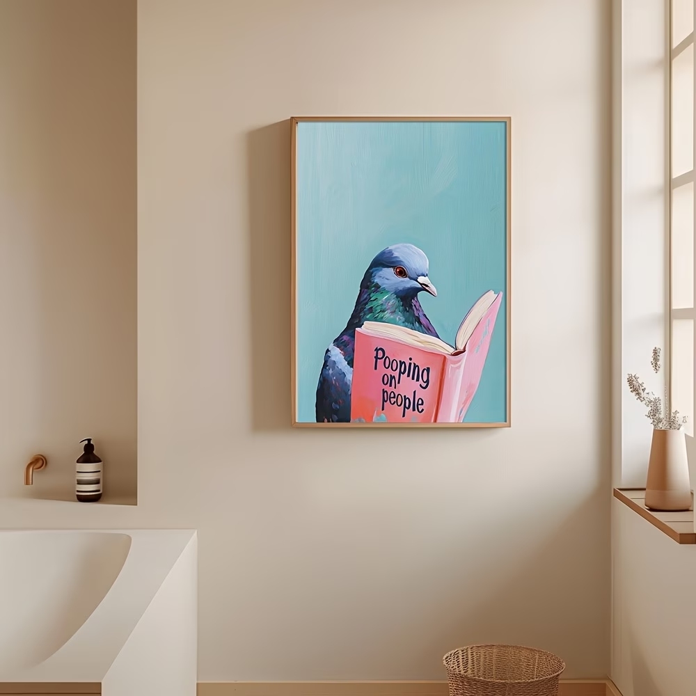 لوحة فنية حديثة لطيور الحمام ت - مراجعة Home Decor On Wall وسعره