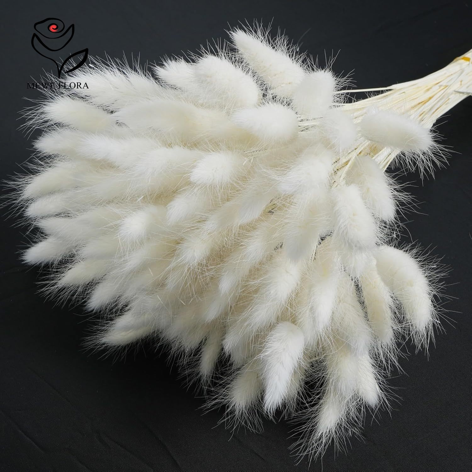 150 قطعة ذيول أرنب رقيق طبيعي  - مراجعة Pampas Grass Decor وسعره